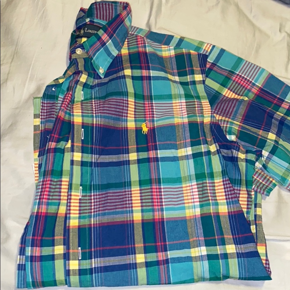 Plaid Ralph Lauren Polo Shirt